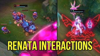 Renata Ability Interactions (Heimer, Zyra, Elise, Annie, Pyke, Sion, Yone) | League of Legends