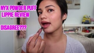 NYX POWDER PUFF LIPPIE FIRST IMPRESSION + SWATCH