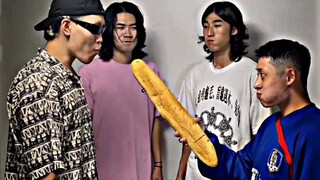 Baguette Challenge😂🤣