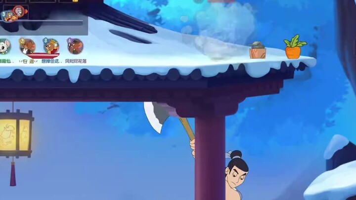 Trò chơi di động Tom và Jerry: Siêu mẫu Topps 64443 đang ở trên tên lửa và Frost Moon không thể chốn