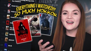 EVERYTHING I WATCHED IN JANUARY | Monthly Letterboxd Recap January 2023 | Spookyastronauts