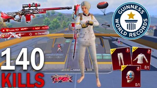 OMG! 😨140 KILLS IN 46 MINUTE 🥵SOLO VS SQUAD | SNIPER GAME PLAY🔥 Pubg mobile