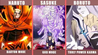 Naruto And Boruto Character with strongest jutsu - Naruto Anime Comparison