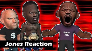 Jones Angry Reaction to Adesanya's Win vs Pereira