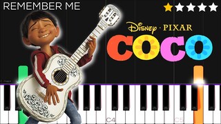 Remember Me (Lullaby) - From "Coco" | EASY Piano Tutorial