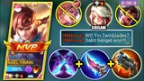 YIN VS TOP 1 INDONESIA MELISSA IN SIDE/GOLDLANE | YIN NEW BUILD TO COUNTER MELISSA | MOBILE LEGENDS