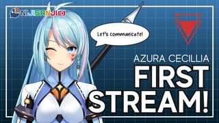 【NIJISANJI ID】 Livestream Pertama Azura Cecillia