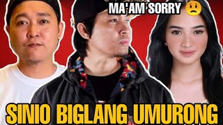 SINIO BIGLANG UMURONG AT PERSONAL NA NAGSORRY SA KASINTAHAN NI APEKZ NA SI BASHA | FLIPTOP