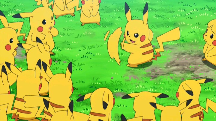 Ketika Pikachu secara tidak sengaja memasuki lingkaran saudara perempuan dan gagal, dia kembali berg