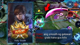 So Smooth ! No Skin? No Problem Holy Blade Gusion Top Global Gameplay - MLBB