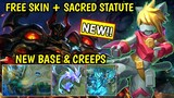 CLAIM FREE TIGREAL ELITE SKIN AND HARITH SACRED STATUTE + UPCOMING UPDATES || MOBILE LEGENDS