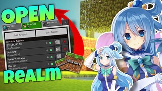 Open Member Realm MCPE 2021 | Join skuy brok | free realm code mcpe