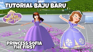 CARA BIKIN BAJU DRESS PUTRI SOFIA THE FIRST DARI ROK BARU || SAKURA SCHOOL SIMULATOR