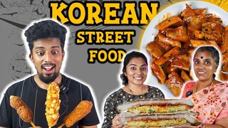 We made famous KOREAN street foods at Home🥞🌭