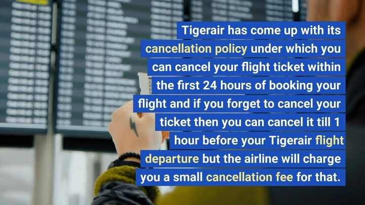 Tigerair Cancellation Policy | + 1 (801)-206-9872