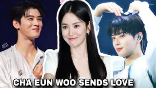 FANS BECAME EMOTIONAL as CHA EUN WOO sends LOVE to.. | SONG HYE KYO | THE GLORY | ASTRO | KDRAMA