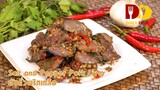 Salt and Pepper Pork Liver | Thai Food | ตับคั่วพริกเกลือ