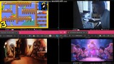 4 Video's collage Made with Clipchamp