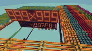 【Minecraft】16位四则计算器