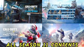 SEASON 11 : WALKTHROUGH  |  SEASON 11 BATTLE PASS,EVENTS AND MORE