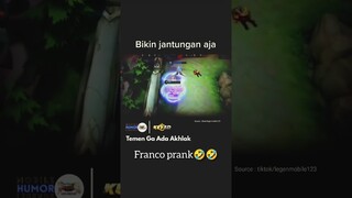 Franco funny prank 🤣😅🤣#shortsvideo #mobilelegend #mlbb #status