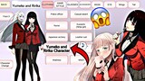 Yumeko Jabami y Ririka Momobami en Sakura?😱♦️ Kakegurui ♦️||TUTORIAL||#sakuraschoolsimulator