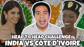 ATEBANG REACTION | HEAD TO HEAD CHALLENGE MISS WORLD 2021 MANASA VARANASI VS OLIVIA YACE #missworld