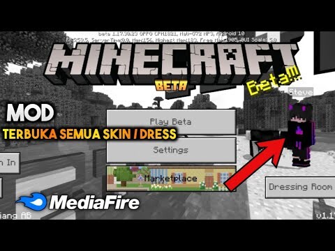 DOWNLOAD Minecraft MOD Terbuka Semua Skin / Dress
