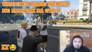 WRECKER NANG-HOLDUP NG MANYAK SA GTA V ( GRAND THEFT AUTO V )
