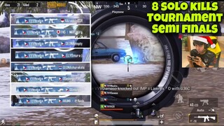 MOST INTENSE LAST MATCH IN TOURNAMENT SEMI FINALS | 8 SOLO KILLS CLUTCH | FULL GAMEPLAY