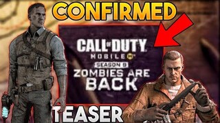 Season 9 Zombies Are Back Confirmed Official Teaser Cod Mobile | New Rank Reward Update | Codm Leaks