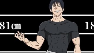 Ulasan tinggi badan Jujutsu Kaisen