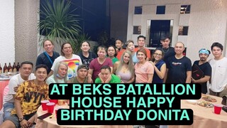 AT BEKS BATALLION HOUSE HAPPY BIRTHDAY ANTIII DONITA