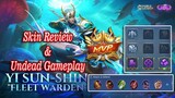 New Epic Skin | Yi Sun-shin "Fleet Warden" | Mobile Legends | Undead Gameplay