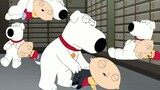 Brian and Stewie were locked up together and Stewie was drunk and dancing and Brian was really nice 