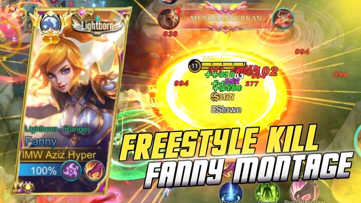 BEST FREESTYLE SKINS FOR FANNY | FANNY MONTAGE MLBB !!!