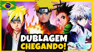 BOMBA!! NARUTO SHIPPUDEN, BORUTO E HUNTER X HUNTER  SERÃO DUBLADOS PELA NETFLIX EM 2022!!