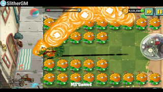 1000 cây level 100 vs zom khổng lồ part 1 #game