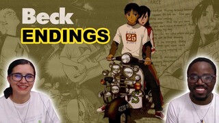 BECK! ENDINGS 1-3 REACTION | Anime ED Reaction