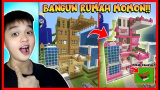 ATUN BANGUN ULANG RUMAH MOMON !! ADA RUANG RAHASIA !! Minecraft