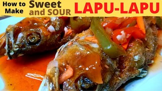 Sweet and Sour LAPU LAPU | Easy Fish RECIPE | Best Grouper ESCABECHE | BETTER Youtube Tutorial