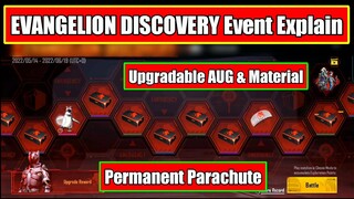 EVANGELION DISCOVERY Event Explain In BGMI | Get Permanent Upgradable AUG & Materials