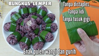 Resep Lemper Ketan Hitam Isi Ayam Ternyata Lebih Enak Dan Wangi Plus Cara Bungkus Tanpa lidi