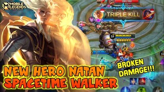 New Hero Natan Gameplay , Overpower Hero - Mobile Legends Bang Bang