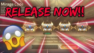 OFFICIAL MIRAGE CODE + SUMMON HERO 😱😱😱😱 | Mobile Legends: Adventure