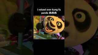 i voiced over kung fu panda