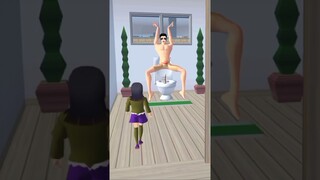 This girl is very evil🤣#shorts #sakuraschoolsimulator #shortsvideo #sakura #viral