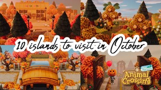 10 Animal Crossing Islands you MUST visit before October ends! 🎃👻