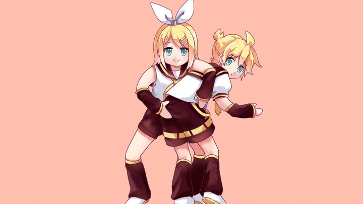 [High energy ahead] Kagamine's butt rubbing dance (crazy)