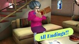 All Ending Pranks of Miss T (Scary Teacher 3D) new animation scenes v5.0.2